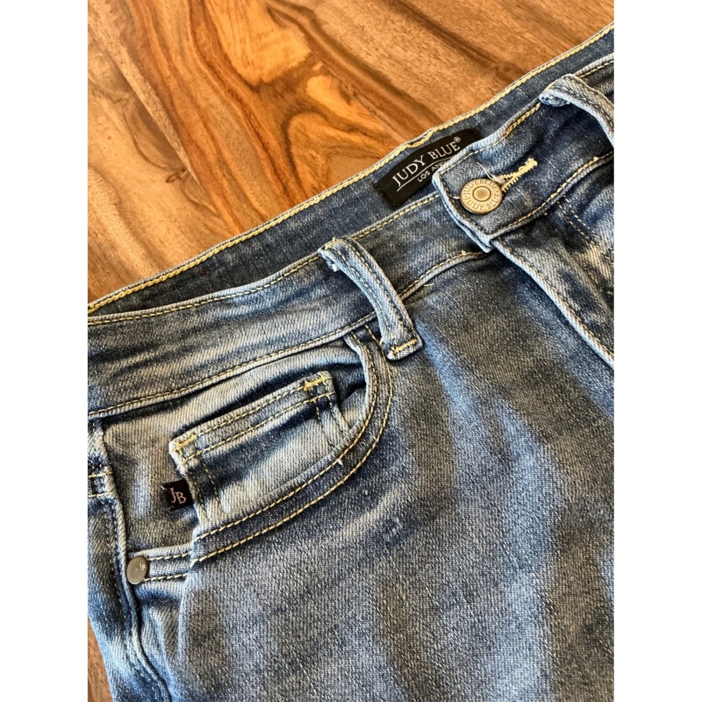 Judy Blue Boot Cut Jeans Womens 3/26 Light Wash Mid Rise Stretch Denim JB82331LT - Picture 11 of 15